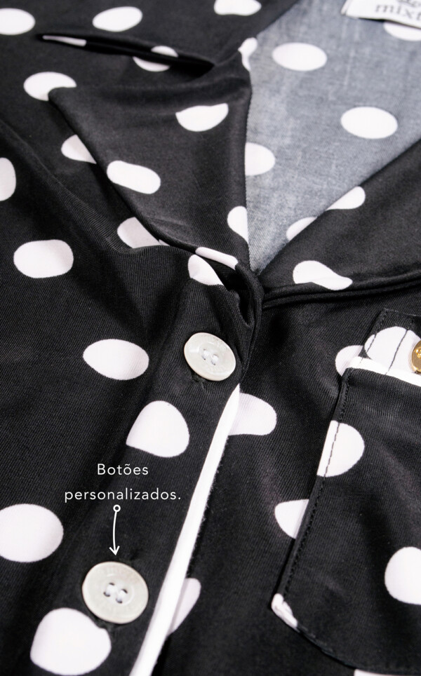 Pijama Americano Manga Longa com Calça Antonella