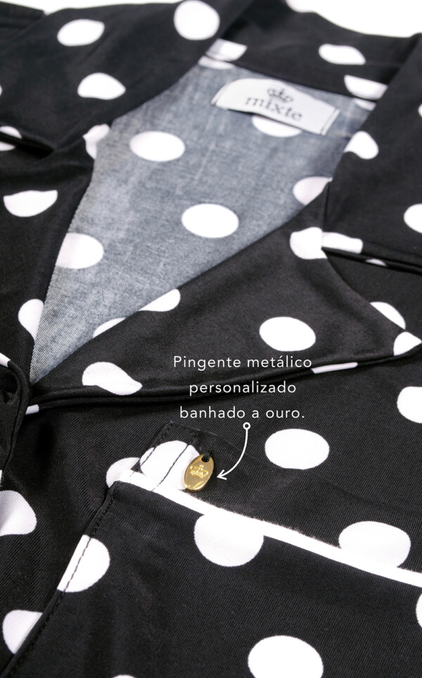 Pijama Americano Manga Longa com Calça Antonella