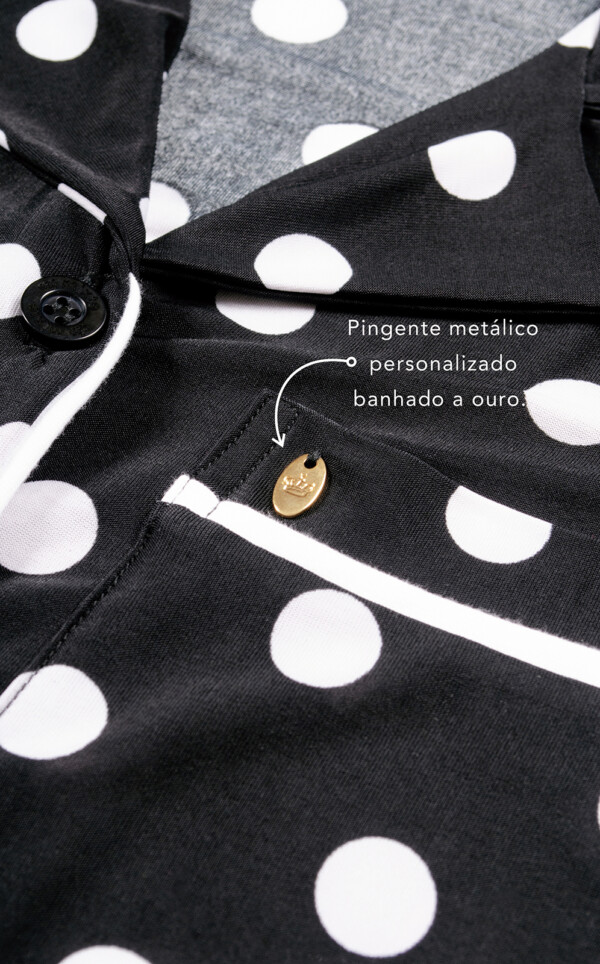 Cardigan Manga Curta com Short Antonella
