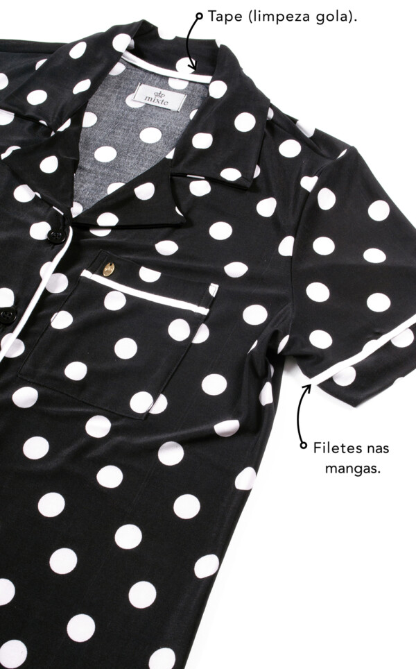 Cardigan Manga Curta com Short Antonella