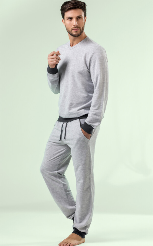 Pijama Blusa Manga Longa com Calça Diego