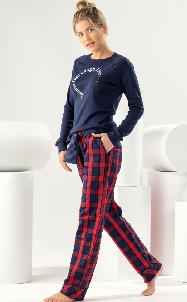 Pijama Blusa Manga Longa com Calça Eleonor