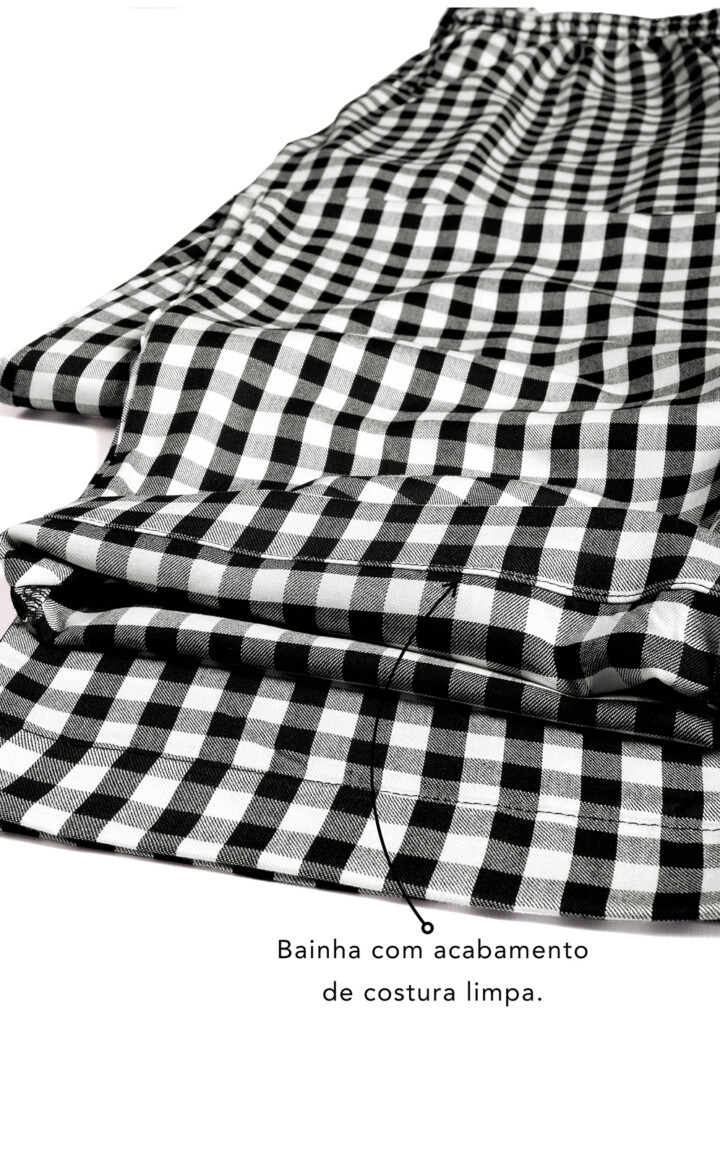 Pijama Blusa Manga Longa com Calça Alfredo