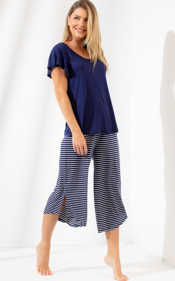 Blusa Manga Curta com Calça Ester