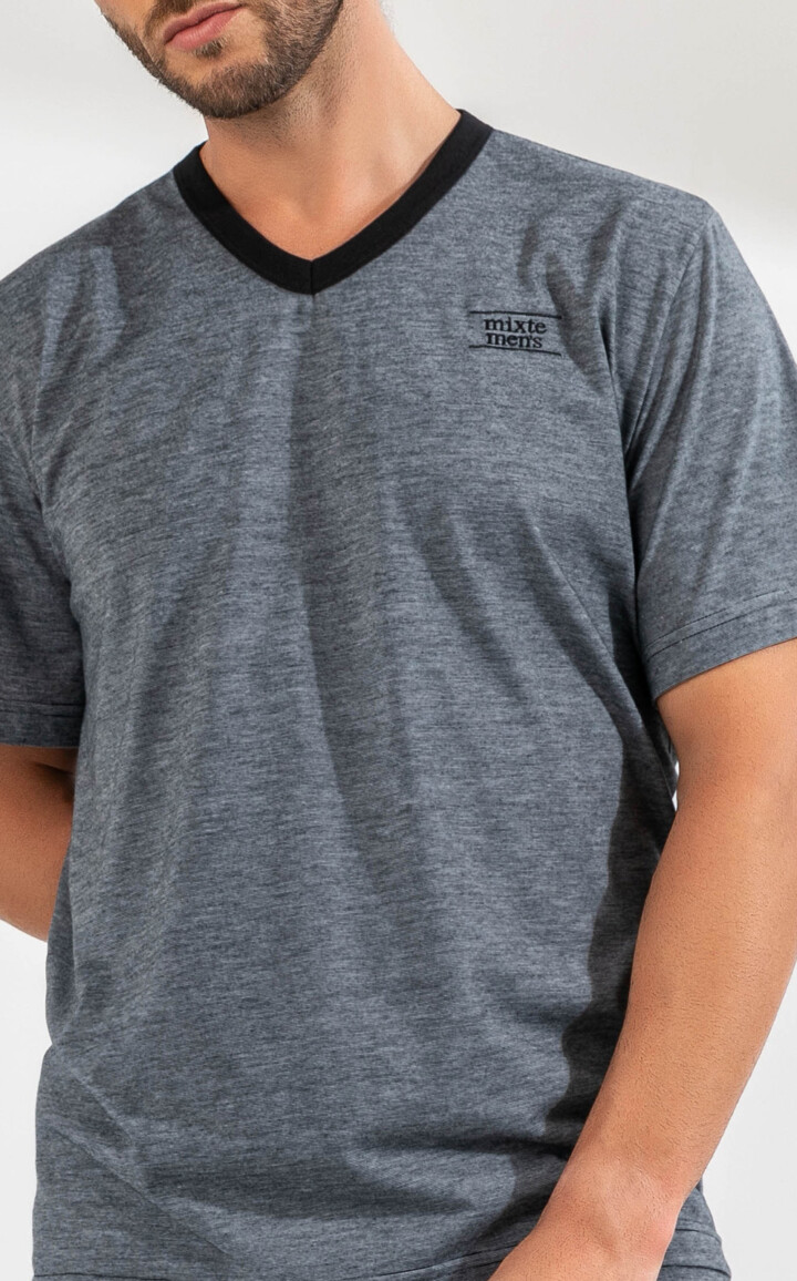 Camiseta Manga Curta com Bermuda Gianni