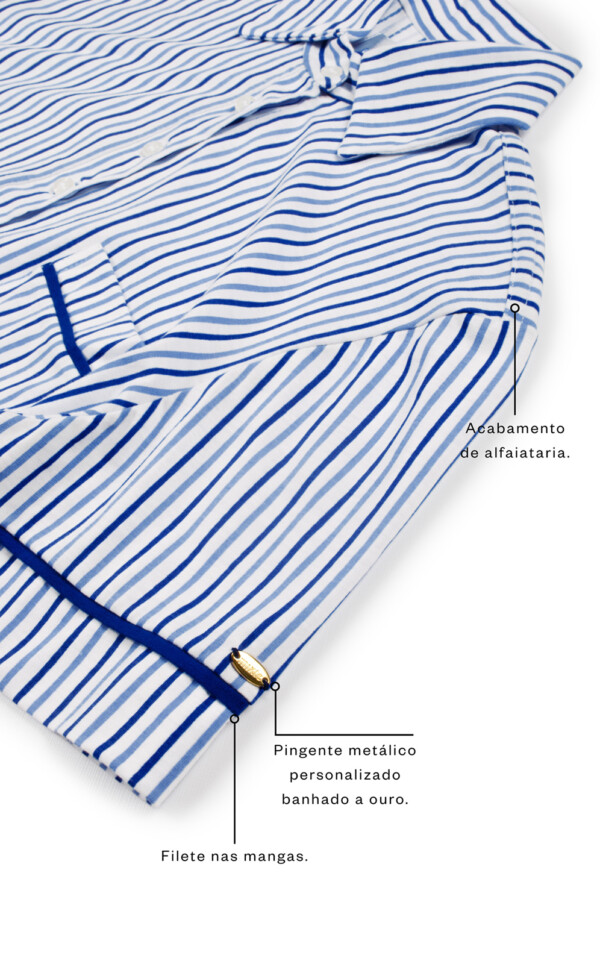 Camisola Manga Curta Peitilho Soraia