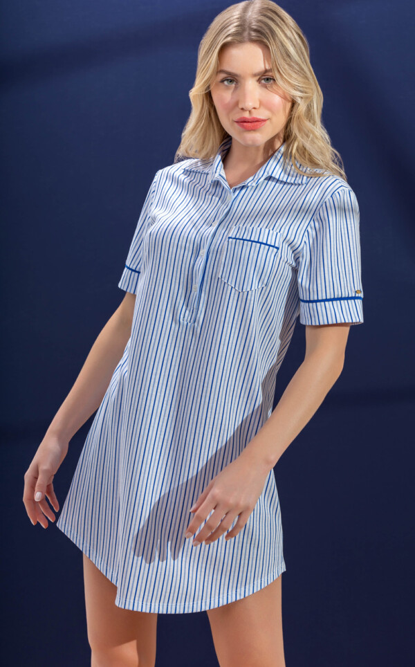 Camisola Manga Curta Peitilho Soraia