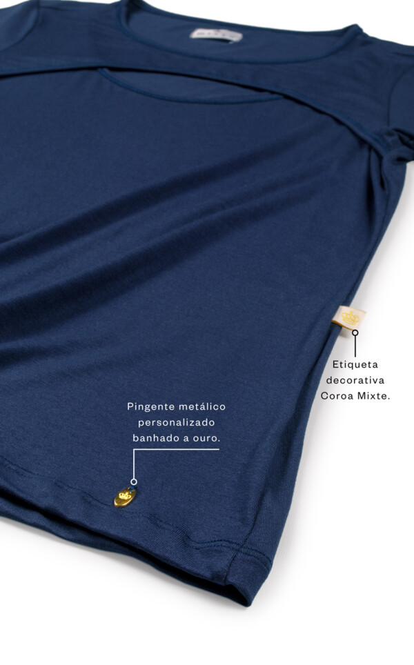 Blusa Manga Curta com Short Briana