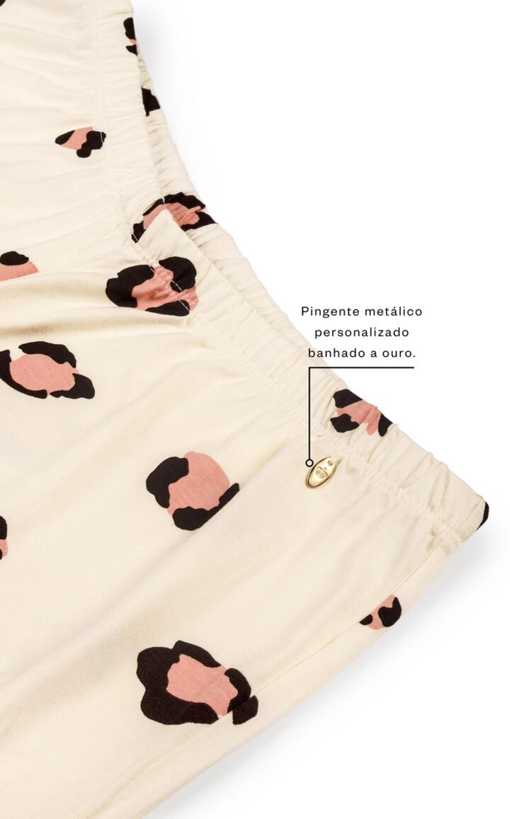 Pijama Blusa de Alça com Short Stella