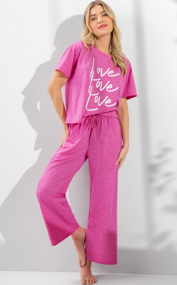 Blusa Manga Curta com Capri Adriela