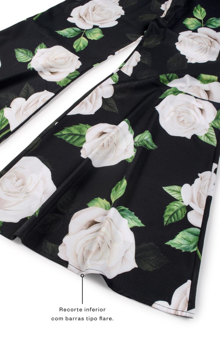 Premium – Blusa Manga Curta com Calça Eleonora