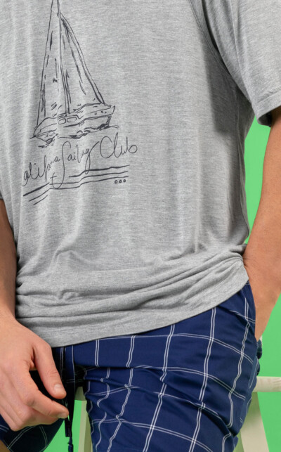 Camiseta Manga Curta com Bermuda Francesco