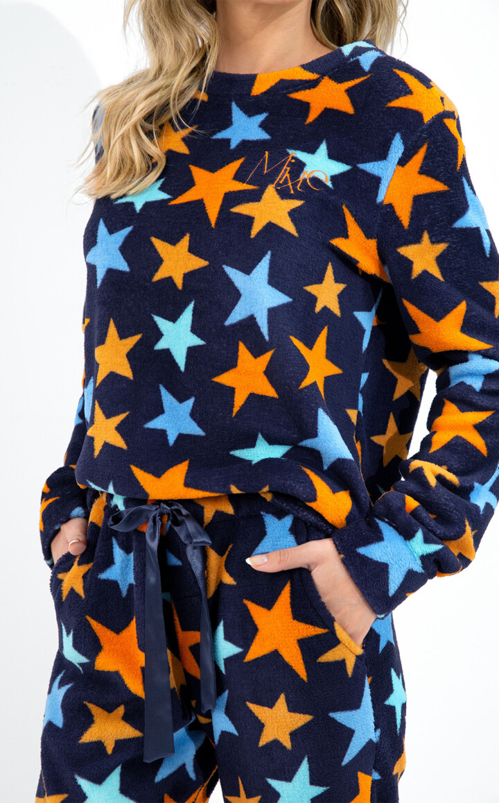 Pijama Blusa Manga Longa com Calça Alana