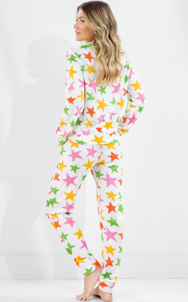 Pijama Blusa Manga Longa com Calça Alana