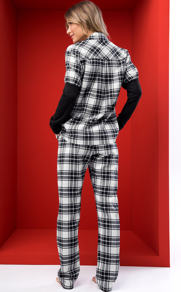 Pijama Americano Manga Longa com Calça Gianella