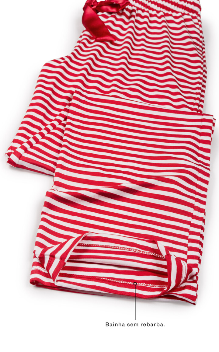 Pijama Americano Manga Longa com Calça Sara