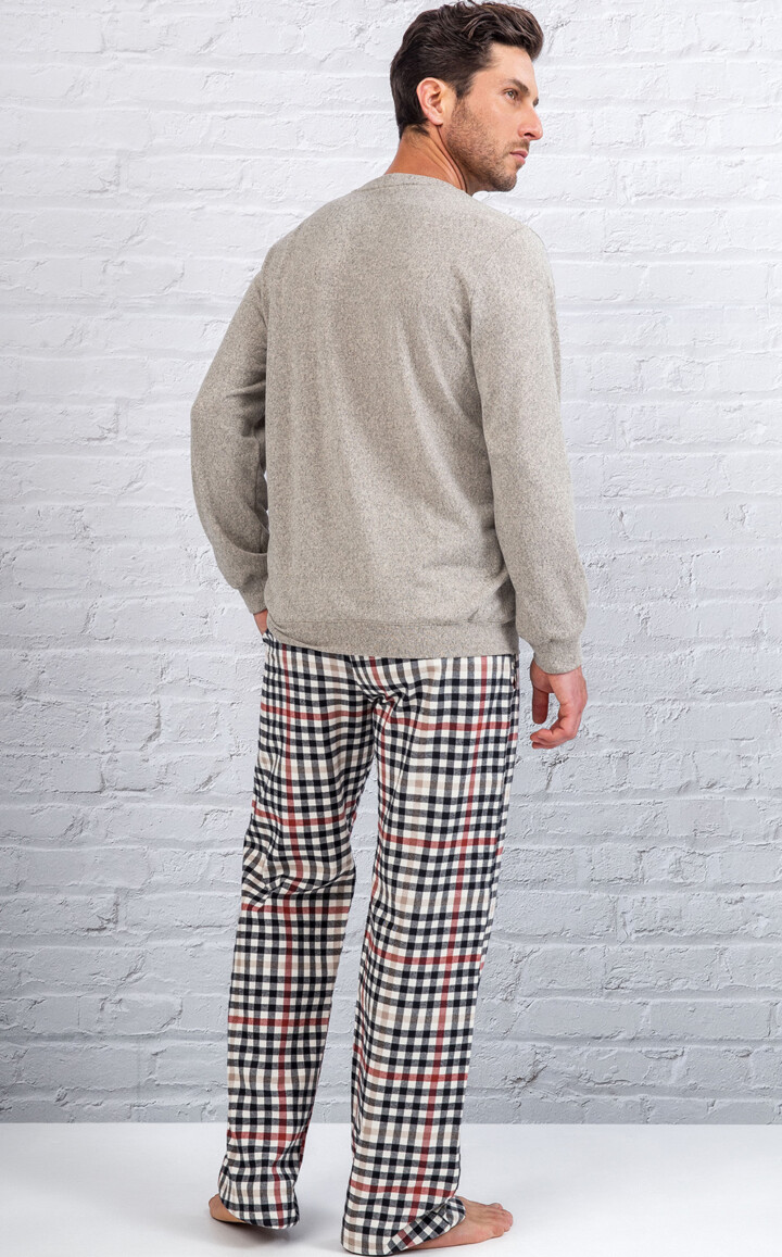 Pijama Blusa Manga Longa com Calça Marco