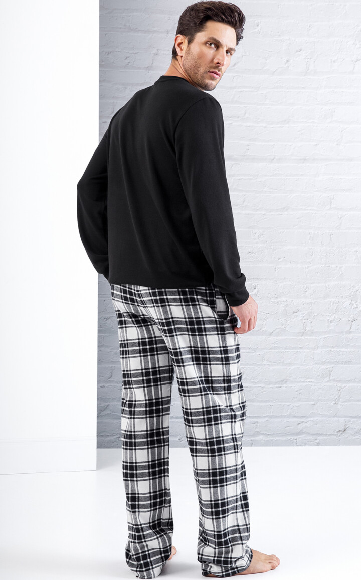 Pijama Blusa Manga Longa com Calça Hugo