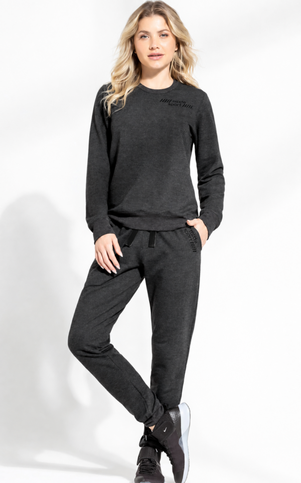 Blusa Manga Longa com Calça Sport