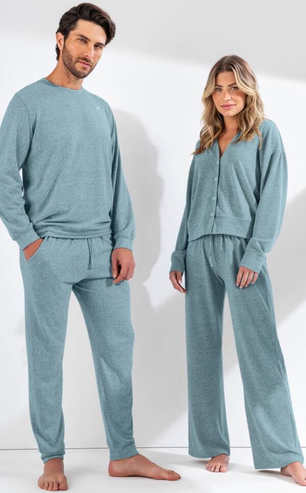 Pijama Blusa Manga Longa com Calça Edgar