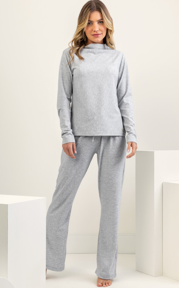Blusa Manga Longa com Calça Emma