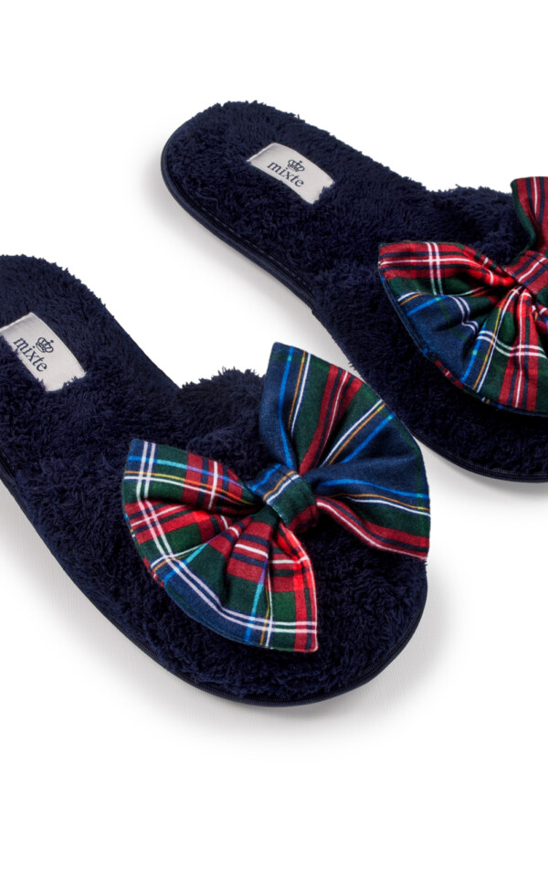 Pantufa Atoalhada com Laço Izabel