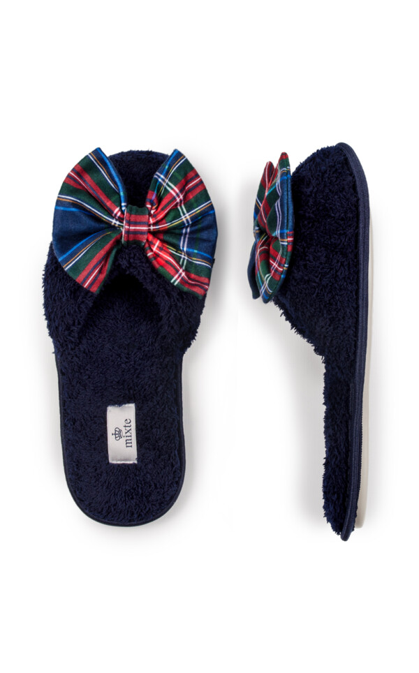 Pantufa Atoalhada com Laço Izabel