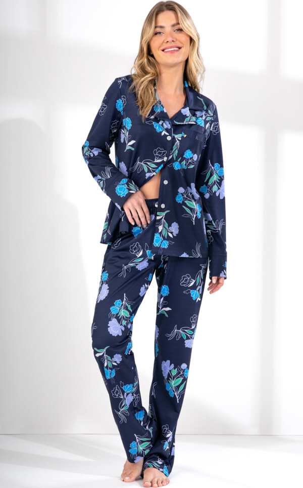 Cardigan Manga Longa com Calça Greta
