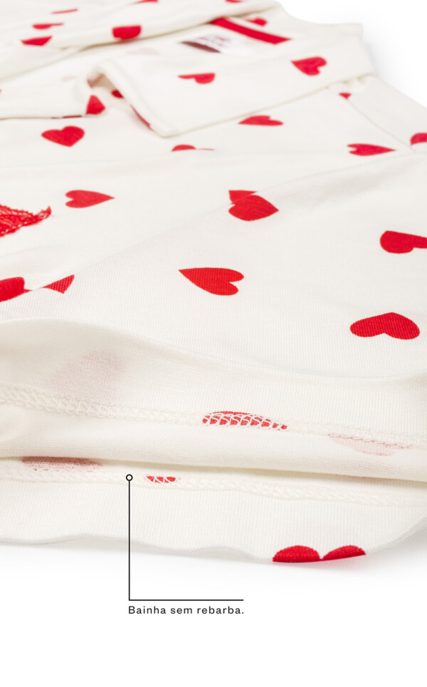 Pijama Americano Manga Curta com Short Adelina