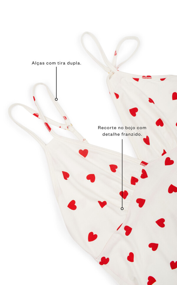 Blusa de Alça com Short Doll Adelina