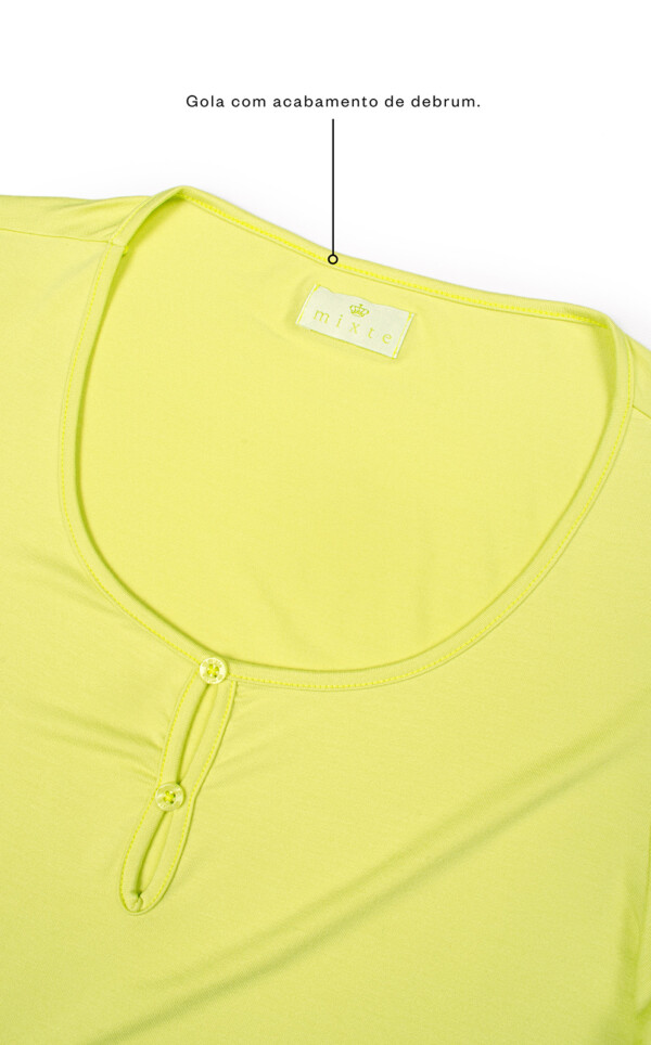 Blusa Manga Curta com Short Lidia