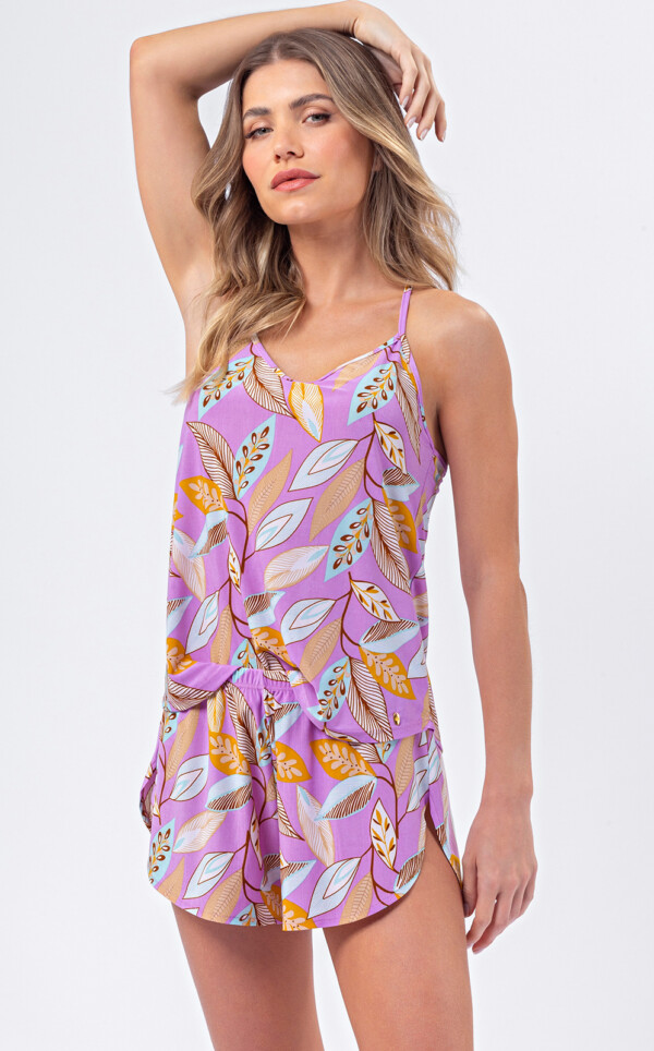 Blusa de Alça com Short Doll Bianca