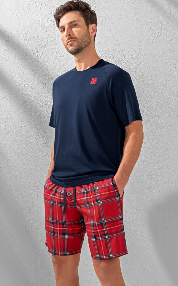 Camiseta Manga Curta com Bermuda Marco