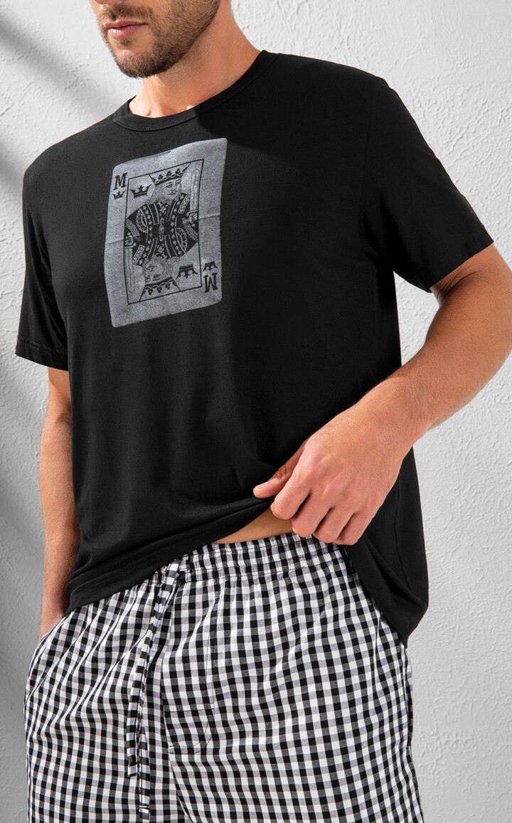 Camiseta Manga Curta com Bermuda Giovanni