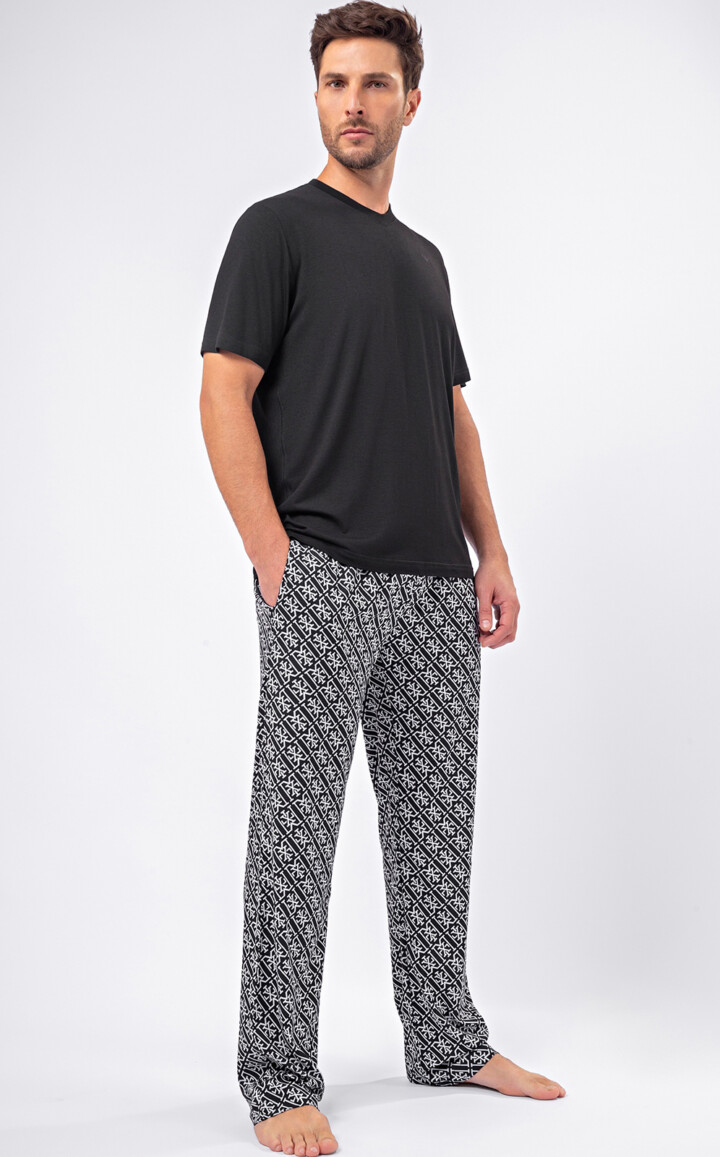 Premium – Pijama Camiseta Manga Curta com Calça Belmont