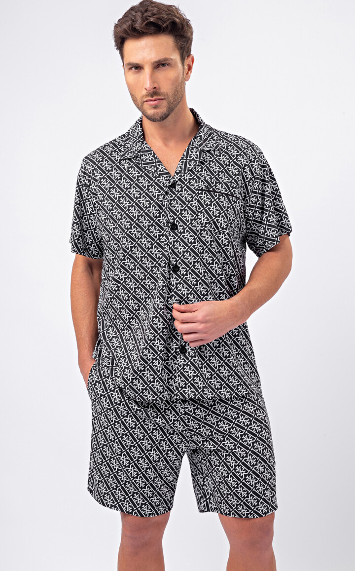 Premium – Pijama Americano Manga Curta com Bermuda Belmont