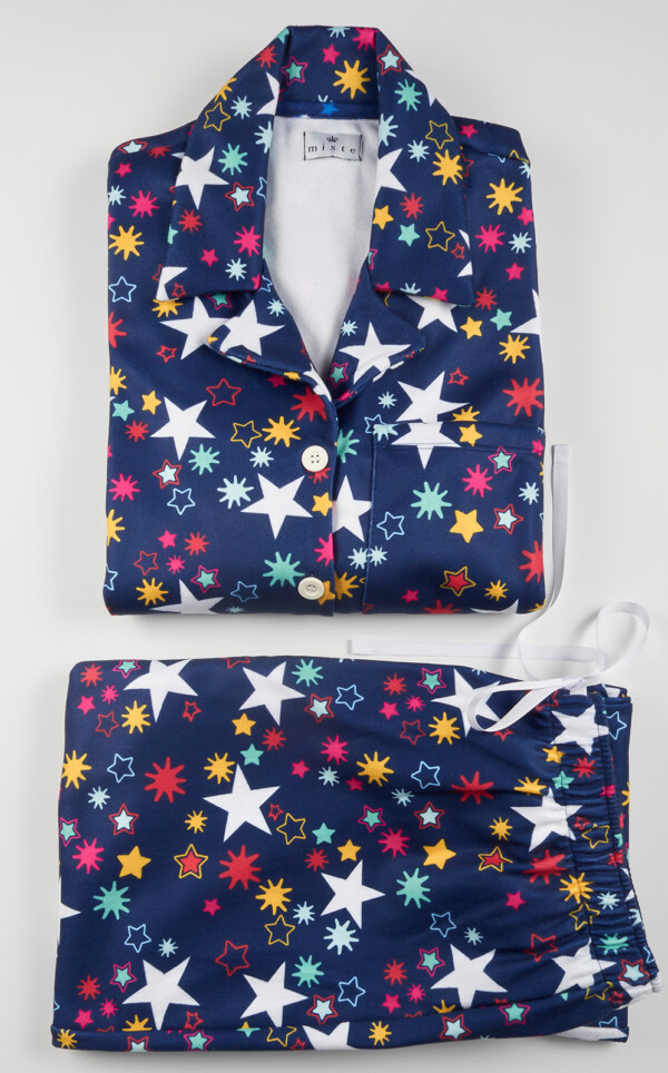 Pijama Americano Manga Longa com Calça Jaine