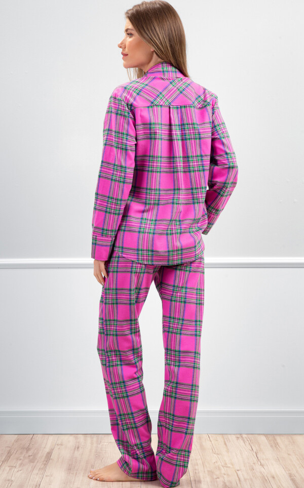 Pijama Americano Manga Longa com Calça Marina