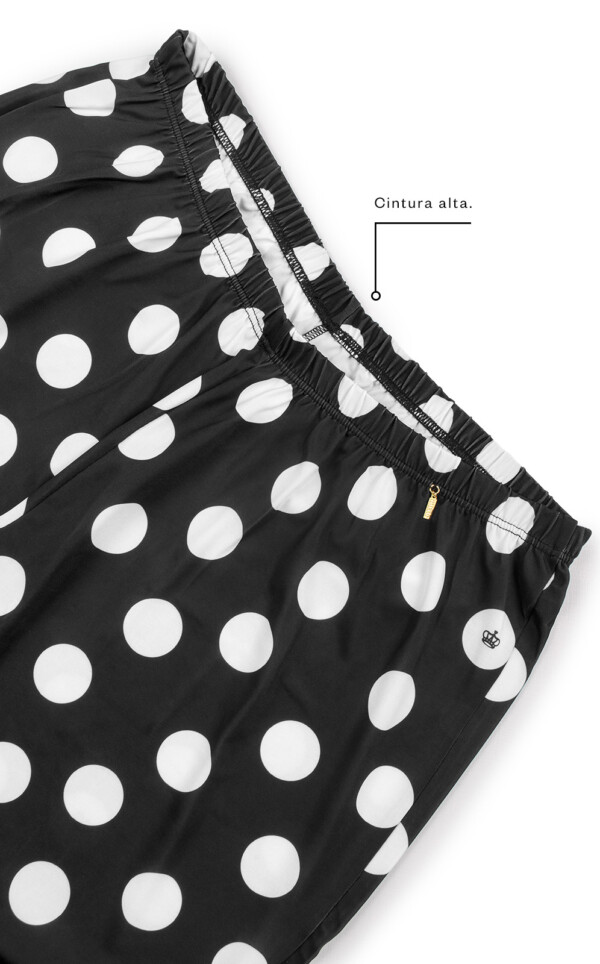 Premium – Pijama Blusa Manga Curta com Capri Idara
