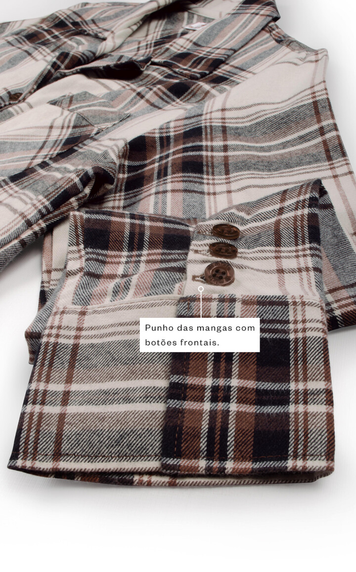 Camisola Abotoada Manga Longa Lesia