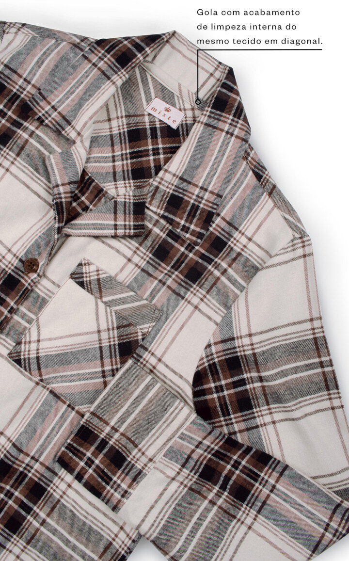 Camisola Abotoada Manga Longa Lesia