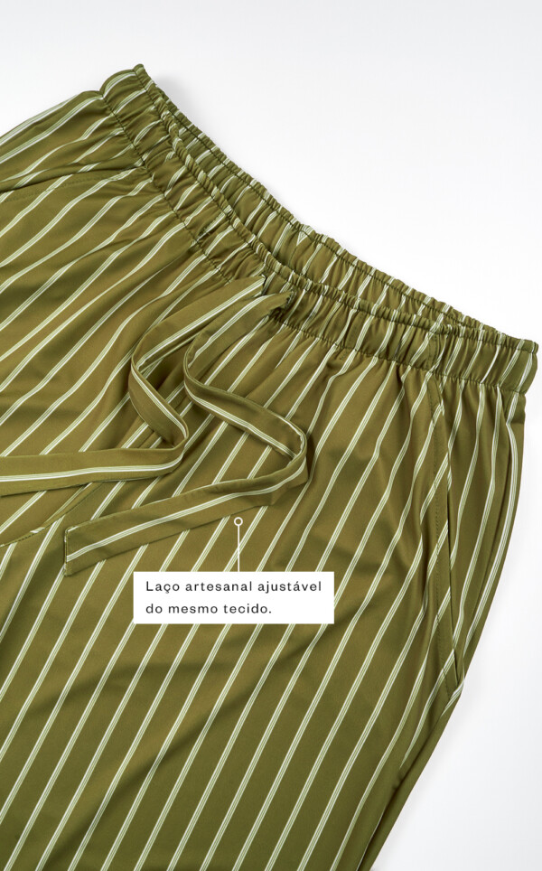 Pijama Americano Manga Longa com Capri Inna