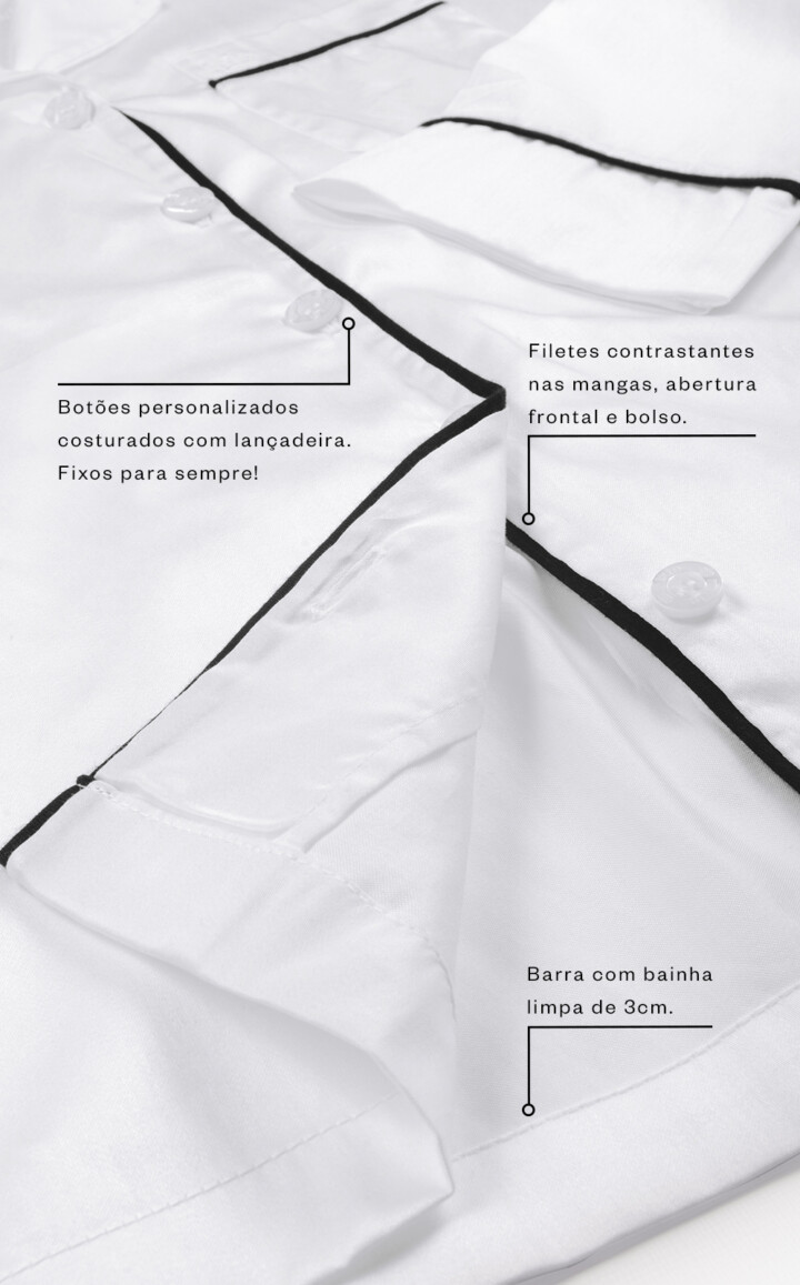 Pijama Americano Manga Longa com Calça Annael