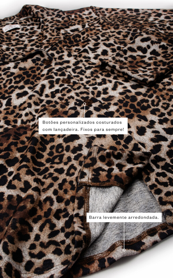 Pijama Americano Manga Longa com Calça Milana