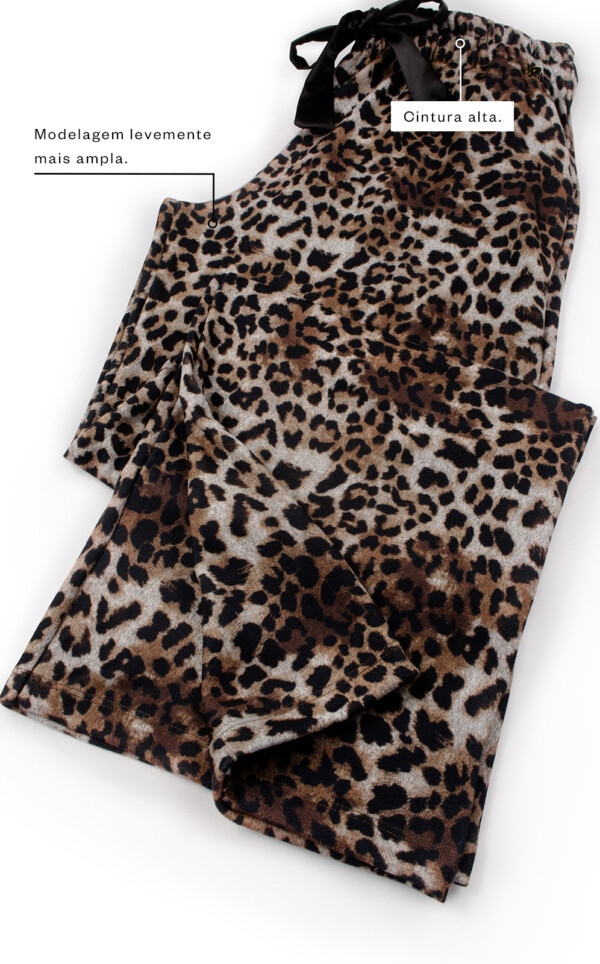 Pijama Americano Manga Longa com Calça Milana