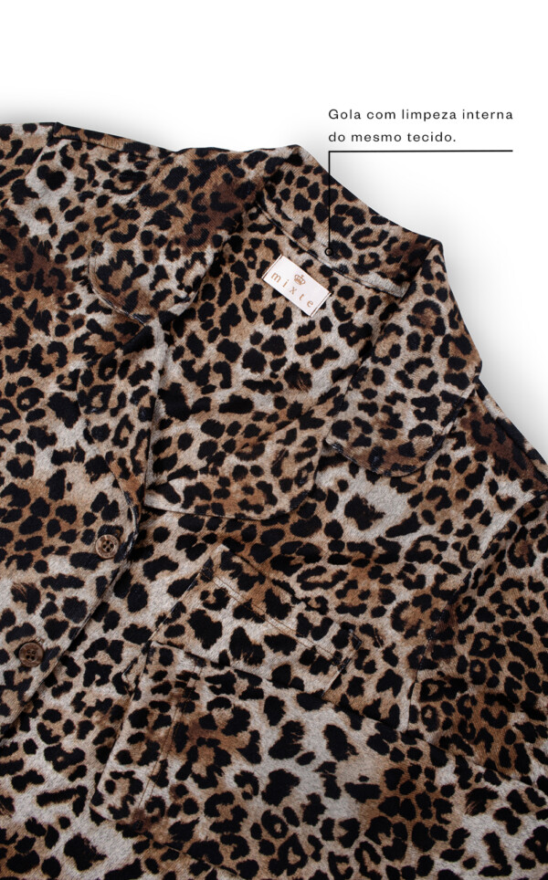 Pijama Americano Manga Longa com Calça Milana