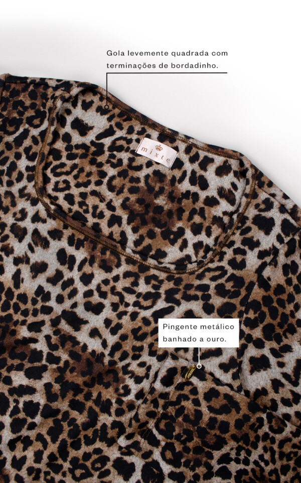 Camisola Midi Manga Longa Milana