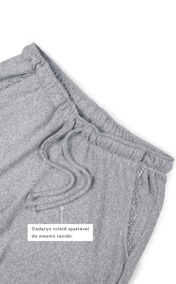 Pijama Blusa Manga Longa com Calça Jogger Natalka