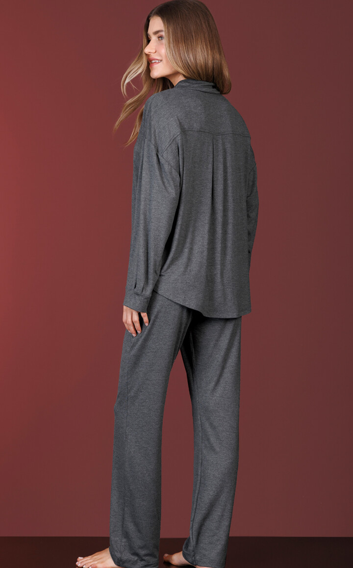 Pijama Americano Manga Longa com Calça Natalya