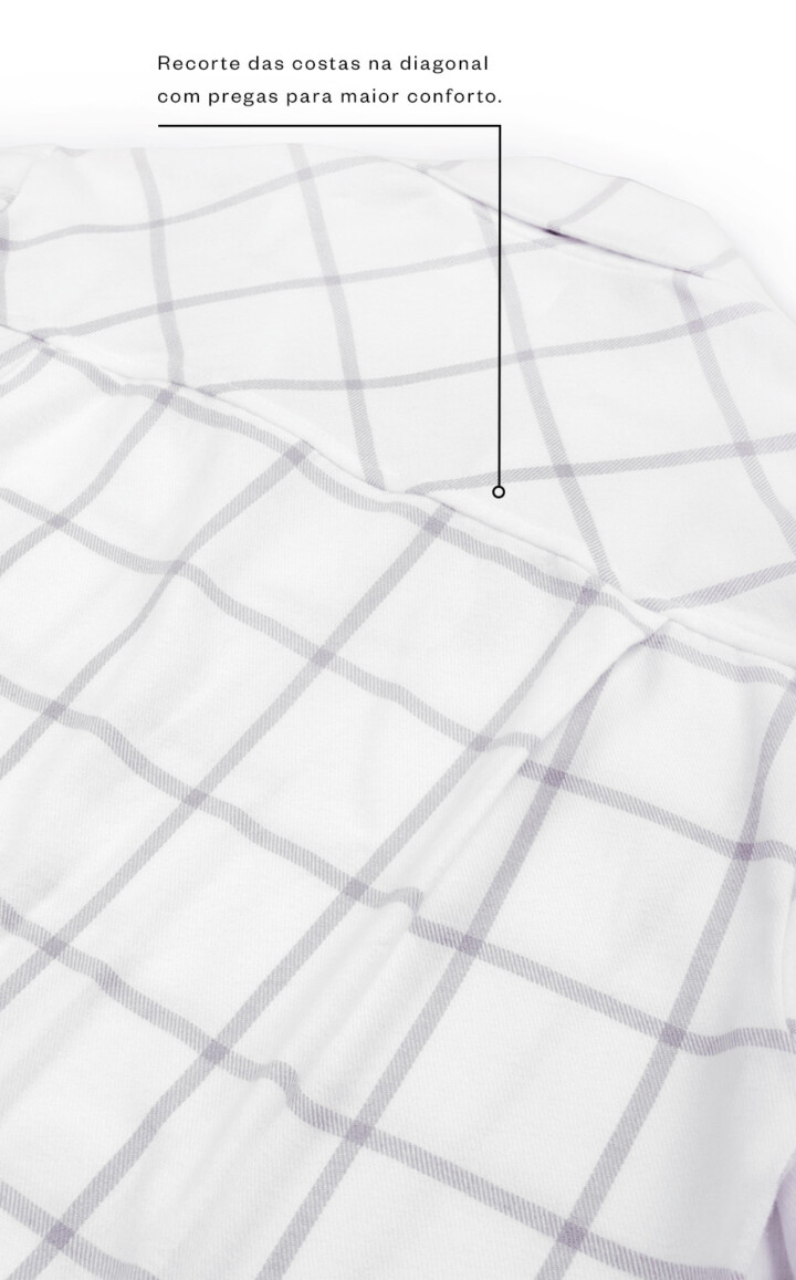 Pijama Americano Manga Longa com Calça Oxana